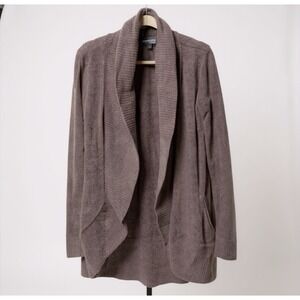 Barefoot Dreams Medium NWOT CozyChic Circle Lounge Cardigan‎ Dusty Purple Mauve
